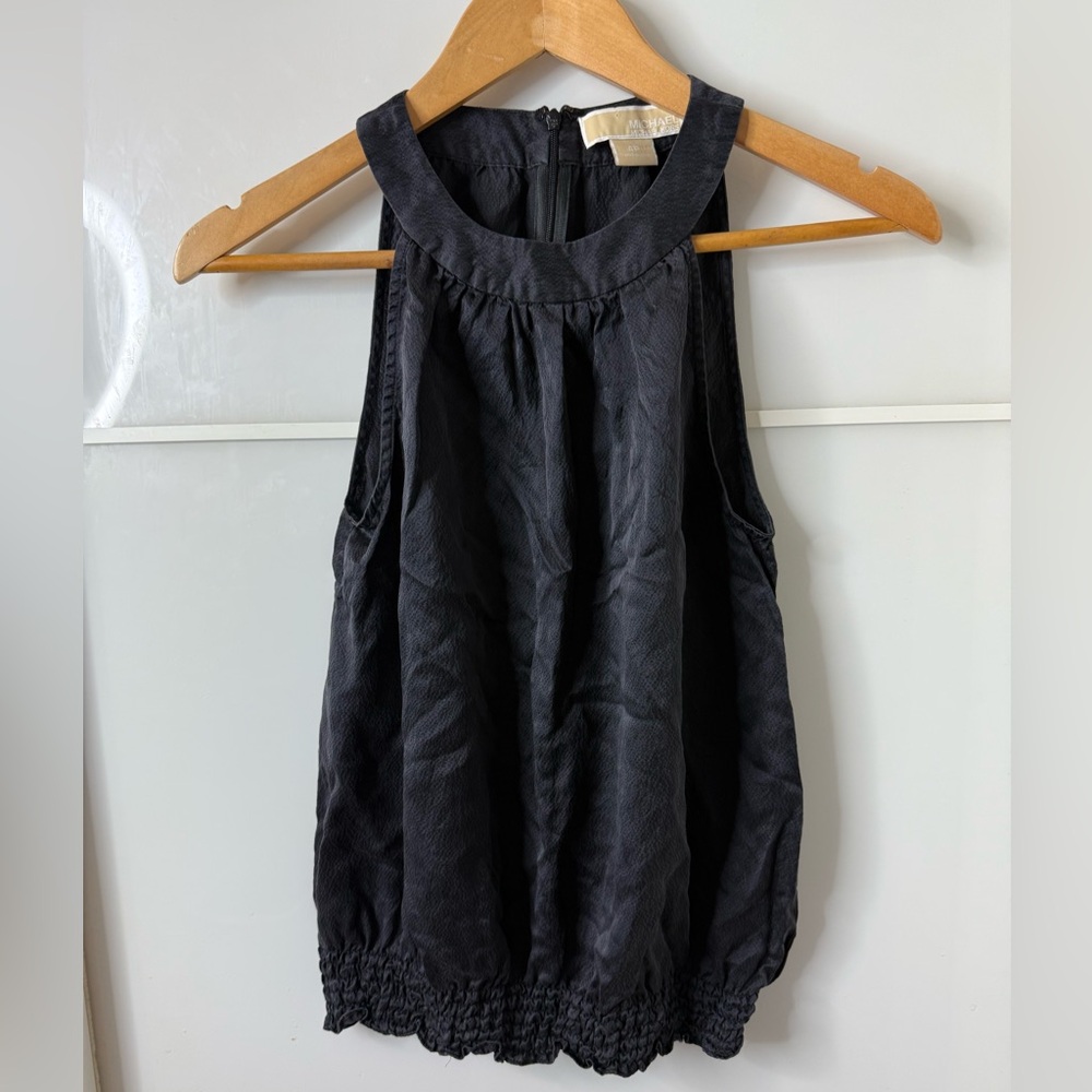Michael Kors Silk Blouse Tank Sleeveless  Shirt Top Size 4P (Xs - S).